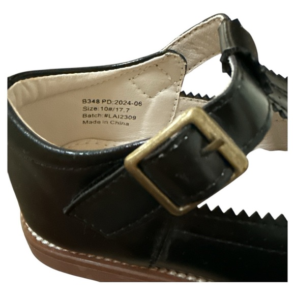EUC Mary Jane Black Dress shoes Size: toddler 10 - Picture 3 of 5